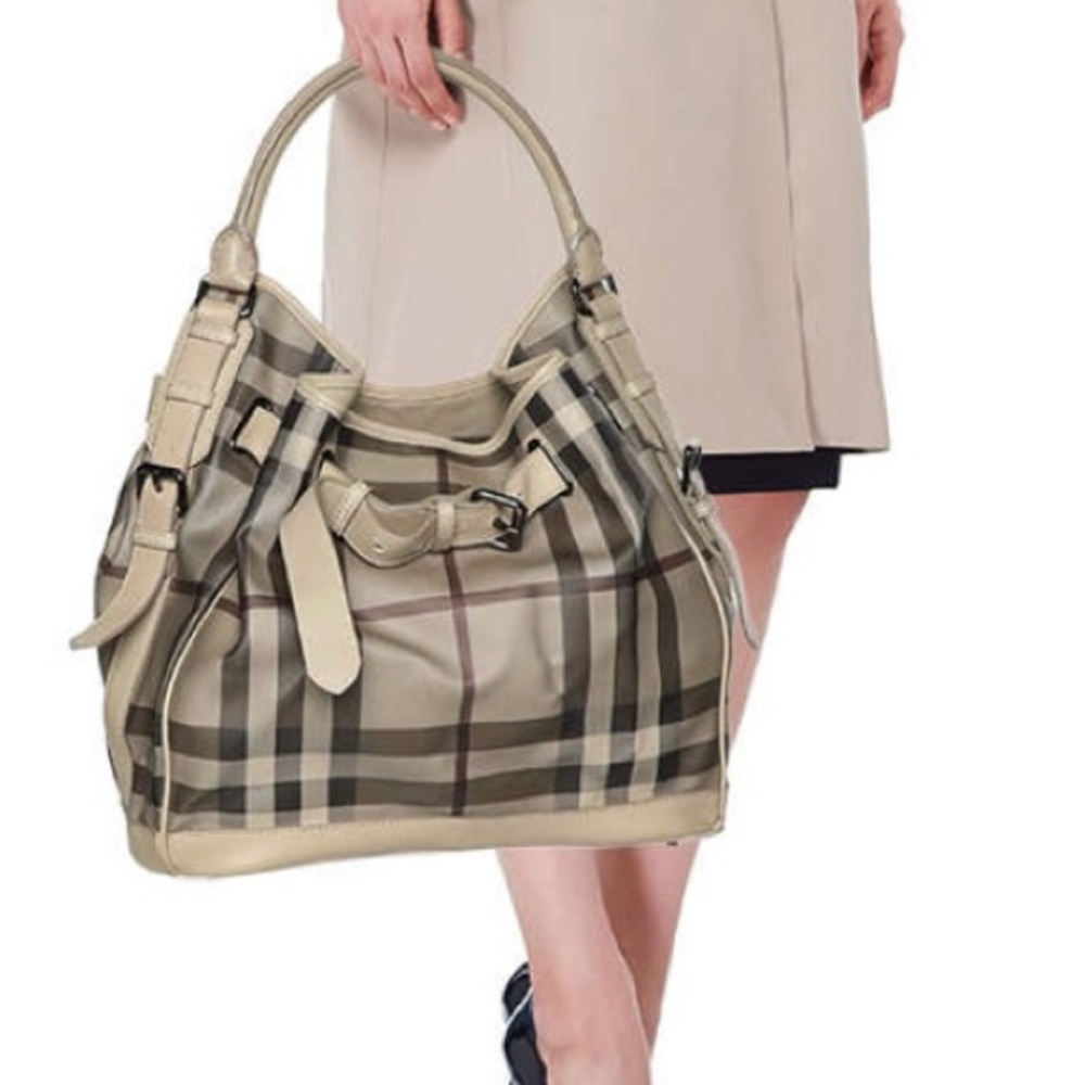 Burberry Smoke Check Walden Shoulder Bag